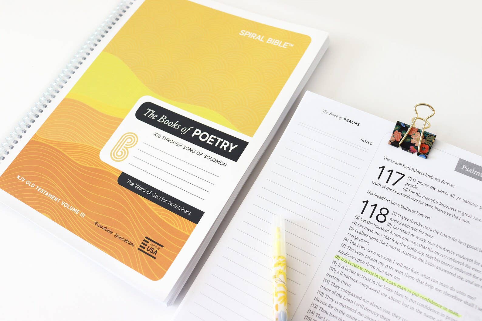 Spiral Bible - Wholesale Poetry & Drama - Spiral Bible™ - KJV - Job - Song of Solomon4