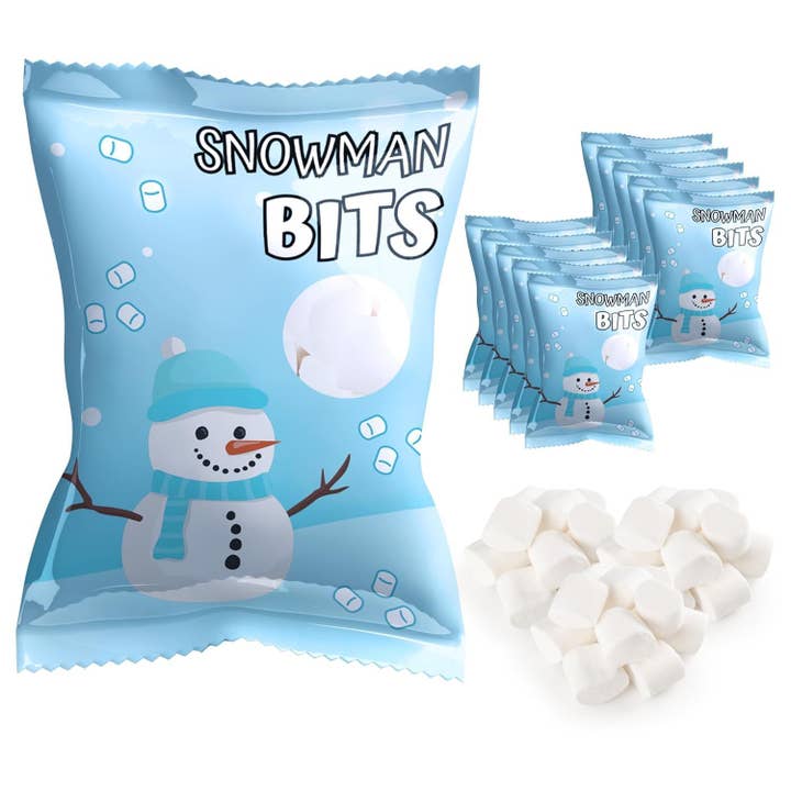 4E's Snowman Mini Marshmallows 50-Pack-Vanilla for Hot Cocoa and other Purchase Wholesale micro marshmallows. Free Returns & Net 60 Terms on Faire trending on Faire.