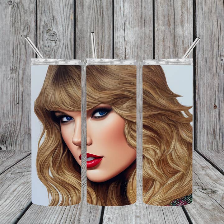 Dogwood Graphics & Design – wholesale Insulated mug/tumbler – TS Taylor Swift 20oz Skinny Tumbler