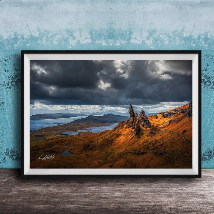 Scottish Mountain Art - Old Man Storr Print for wholesale by Clifton Haley Photography