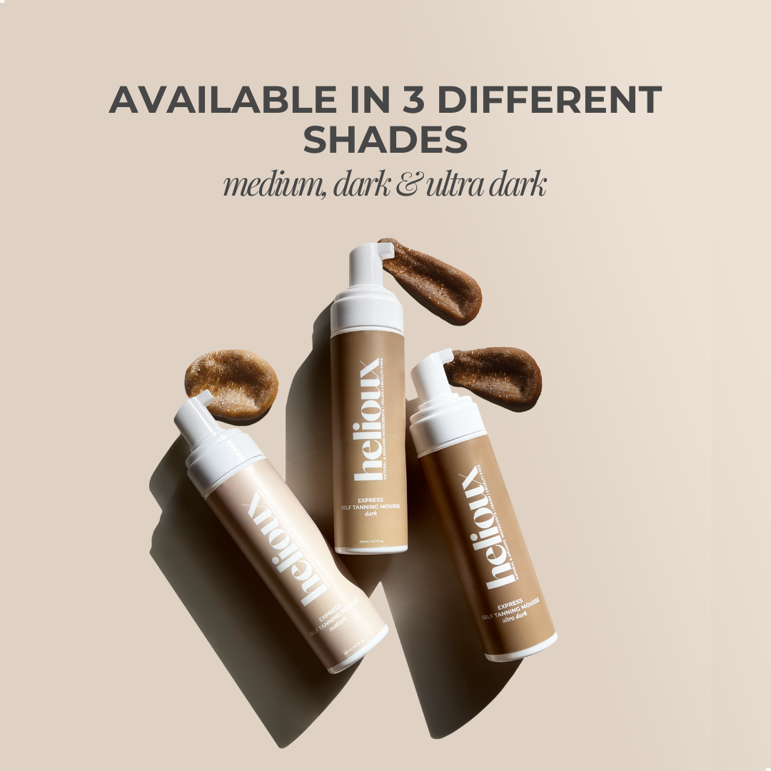 HELIOUX BEAUTY – Autobronzeador por atacado – Mousse Autobronzeador Express 1-3 Horas | Médio2