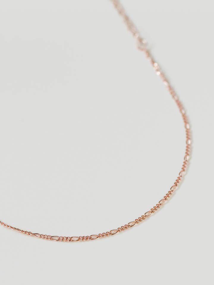 Figaro Bracelet (Rose Gold) for wholesale by CURIOUS CREATURES