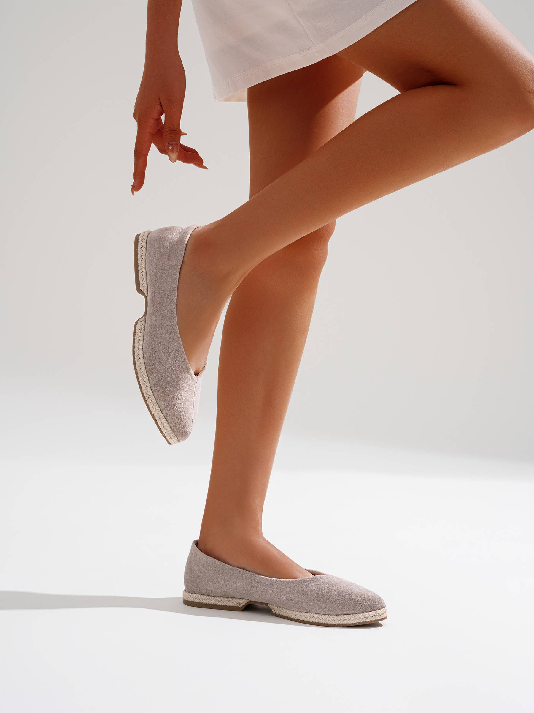 CEREZA – Engroshandel Flade sko - Dame – Ballerina espadrillesandaler med spids tå9