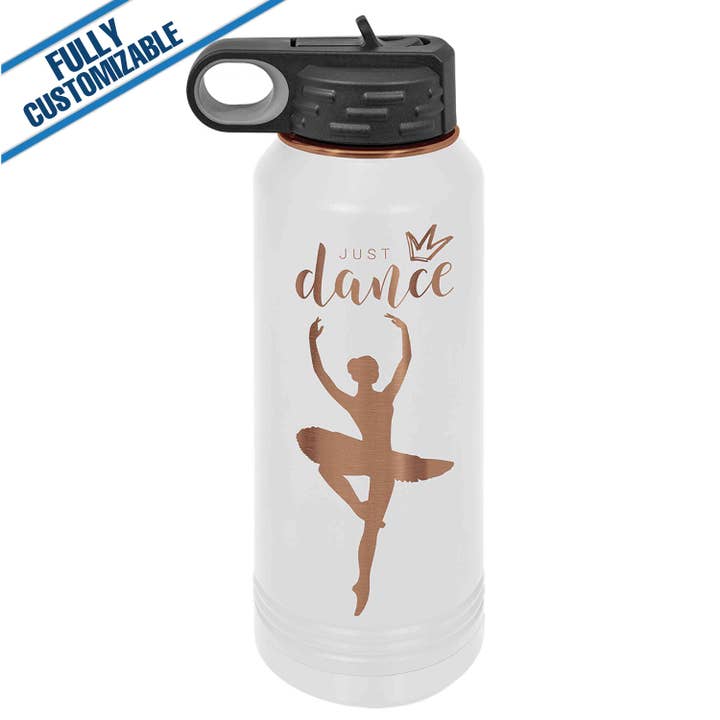 GiftWorksPlus - Wholesale Water Bottle - 32oz. Engraved Water Bottle with Straw - Fully Customizable19