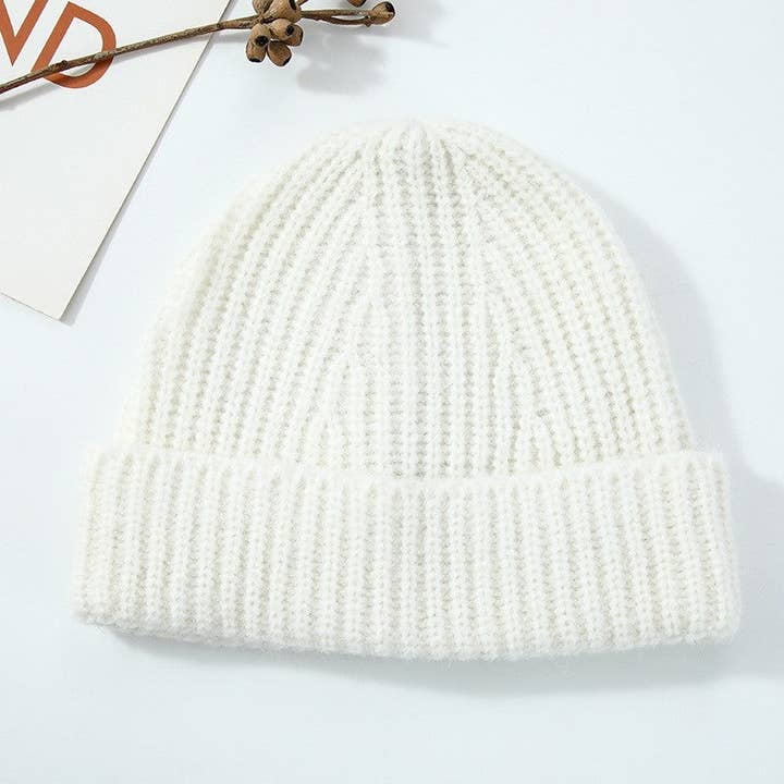 UZ Wholesale Store - Wholesale Beanie – Women's - Casual And Simple Solid Color Knit Beanie With Folded Brim5