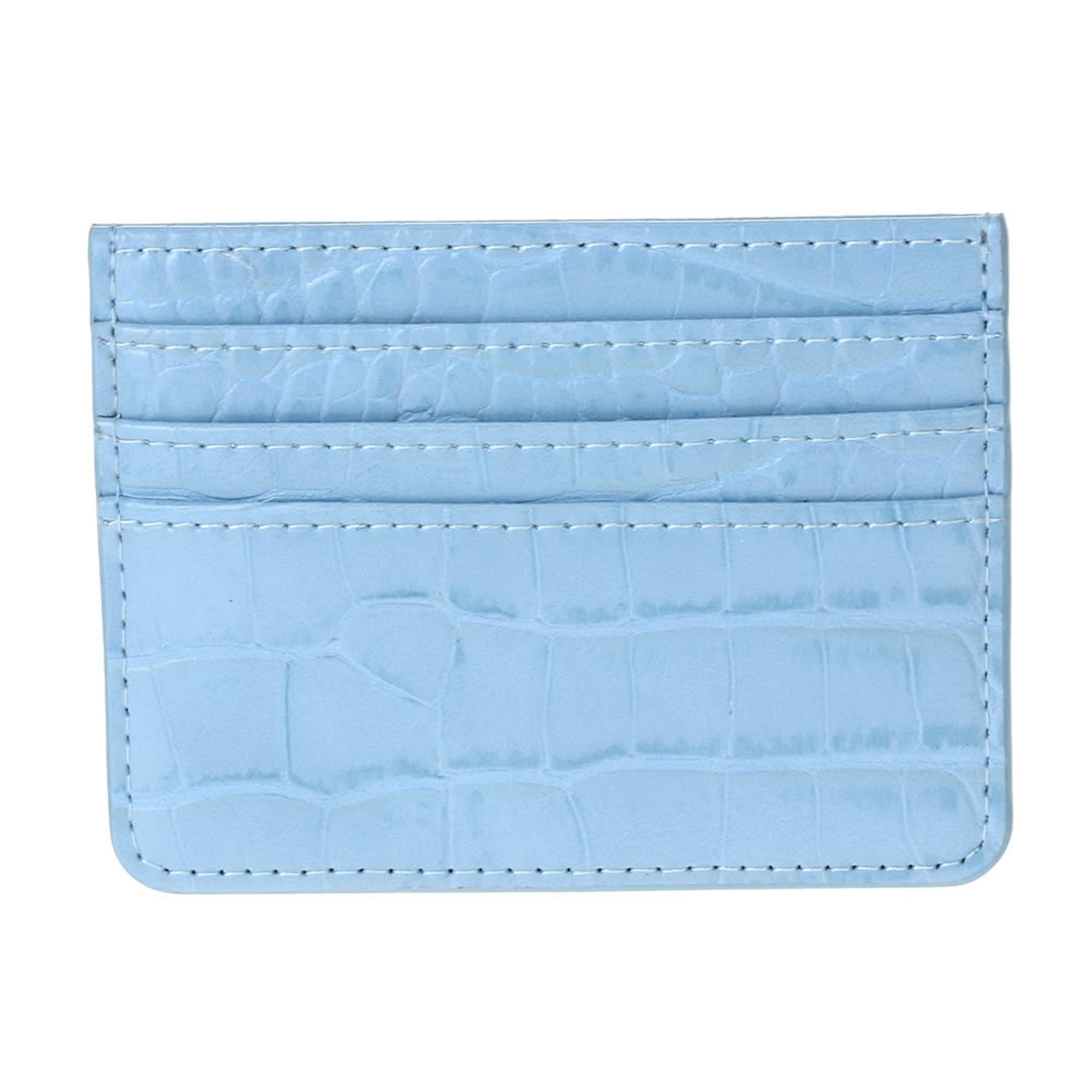 MiMi Wholesale - Wholesale Card Holder - Women's - Tiara Crocodile Skin Slim Women's Card Holder/Wallet12