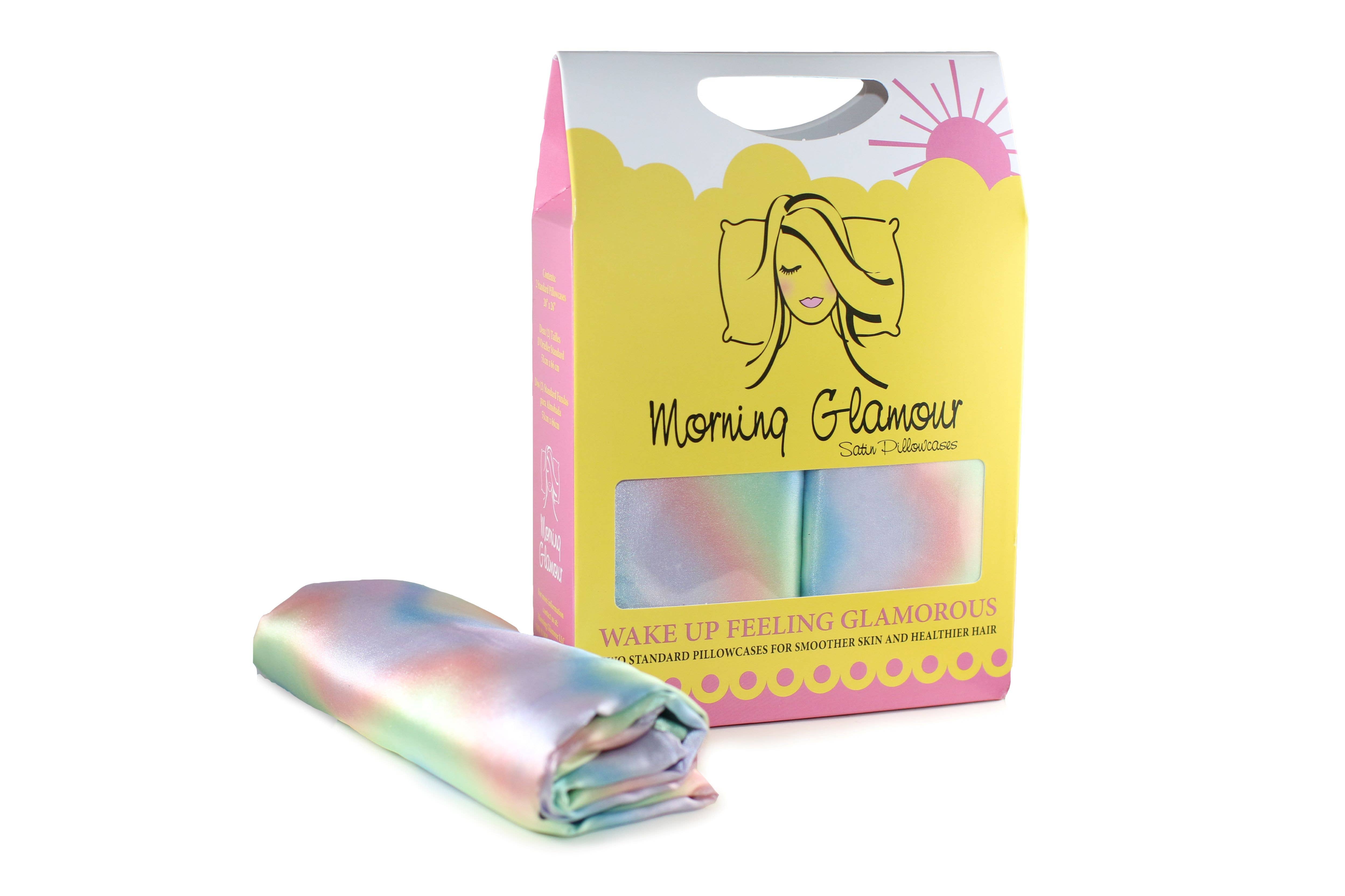 Morning Glamour – wholesale Bedding pillowcase/sham – Signature 2PK Satin Pillowcase- STANDARD/QUEEN22