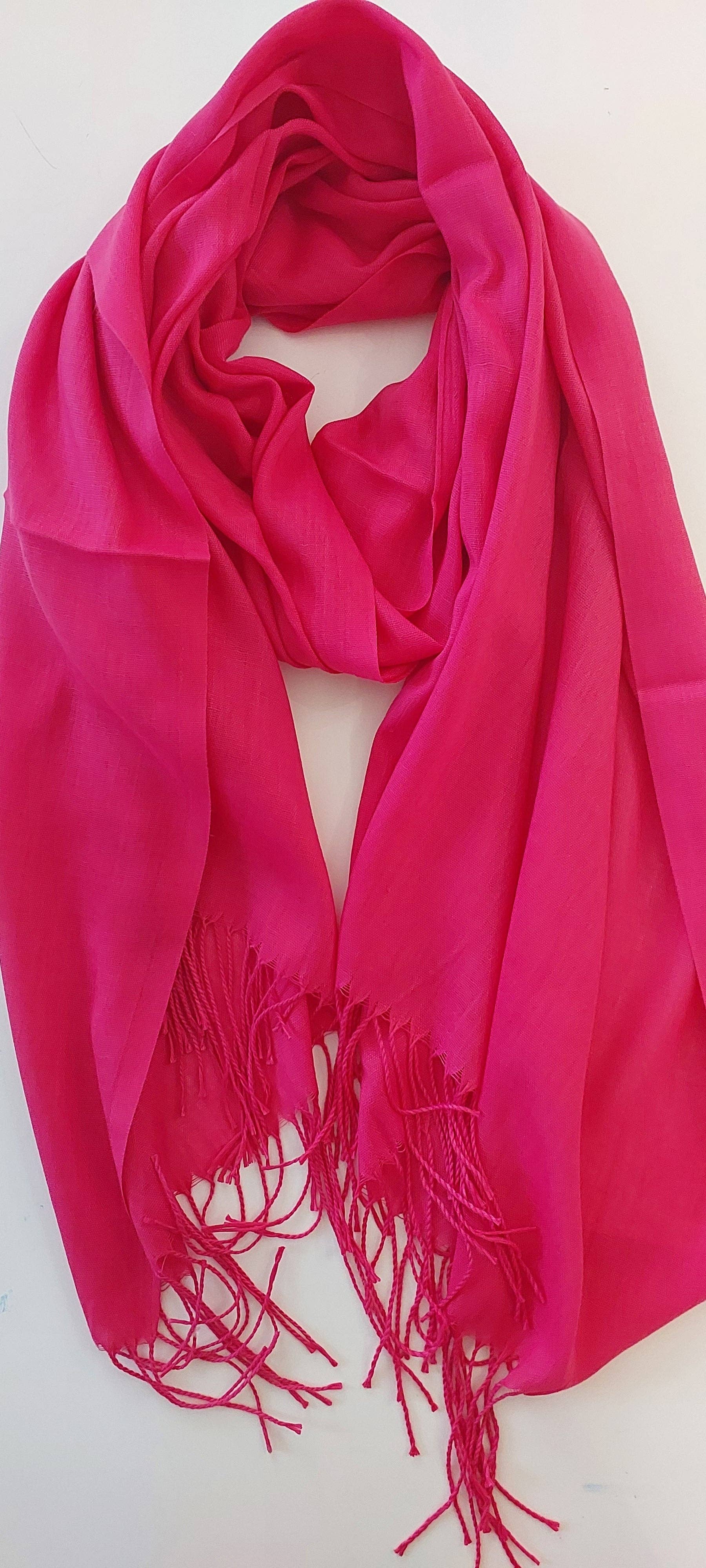 Shimena - Wholesale Scarf - Women's - Lightweight Plain Scarves16