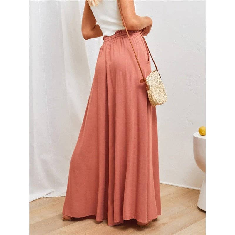 ShieldChic - Vente Pantalon – femme - Pantalon large à taille élastique10