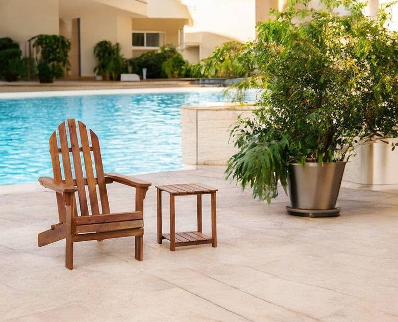 Patio Wise - Wholesale Adirondack Chair - Acacia Wood Adirondack Chair5