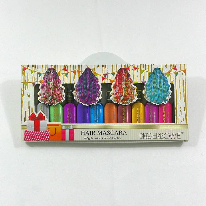 ASSORTED HAIR COLOR MASCARA 4127-7 (12PC) for wholesale on Faire