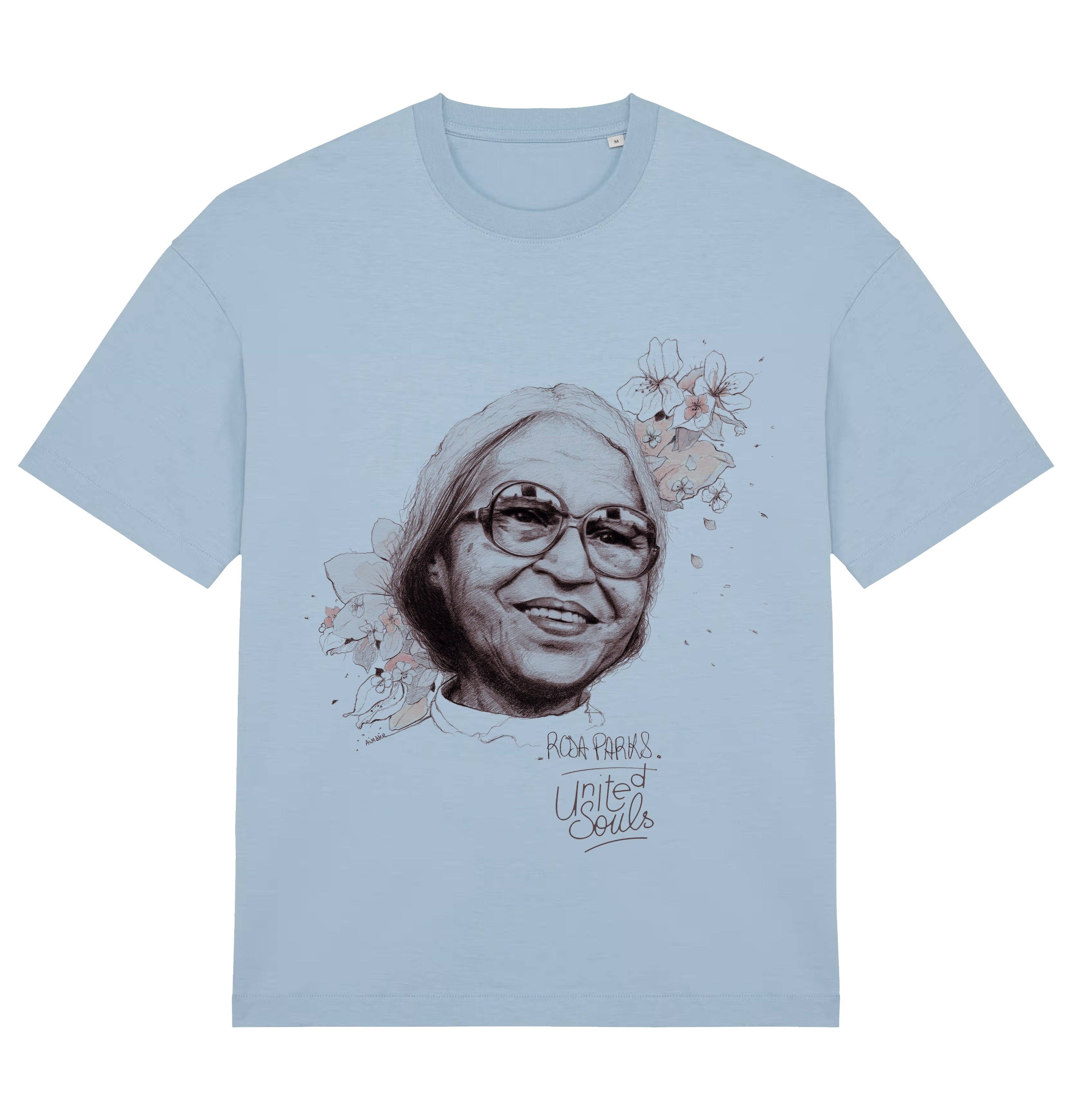 UNITED SOULS – wholesale Screen printed t-shirt – Men′s – Rosa Parks I The Oversized T-shirt Men0