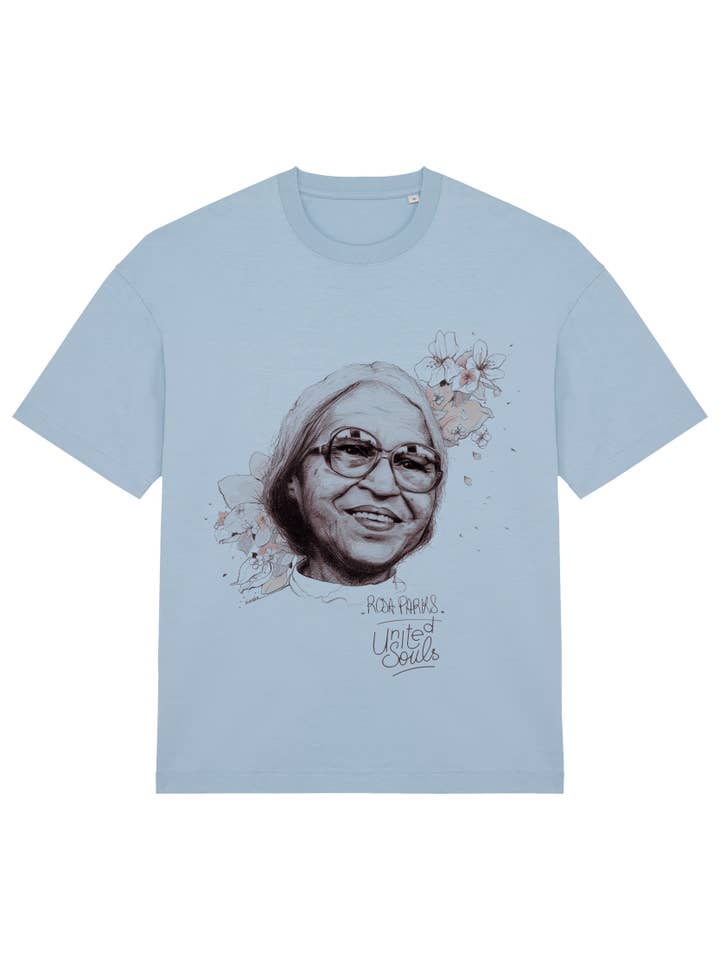 UNITED SOULS – wholesale Screen printed t-shirt – Men′s – Rosa Parks I The Oversized T-shirt Men