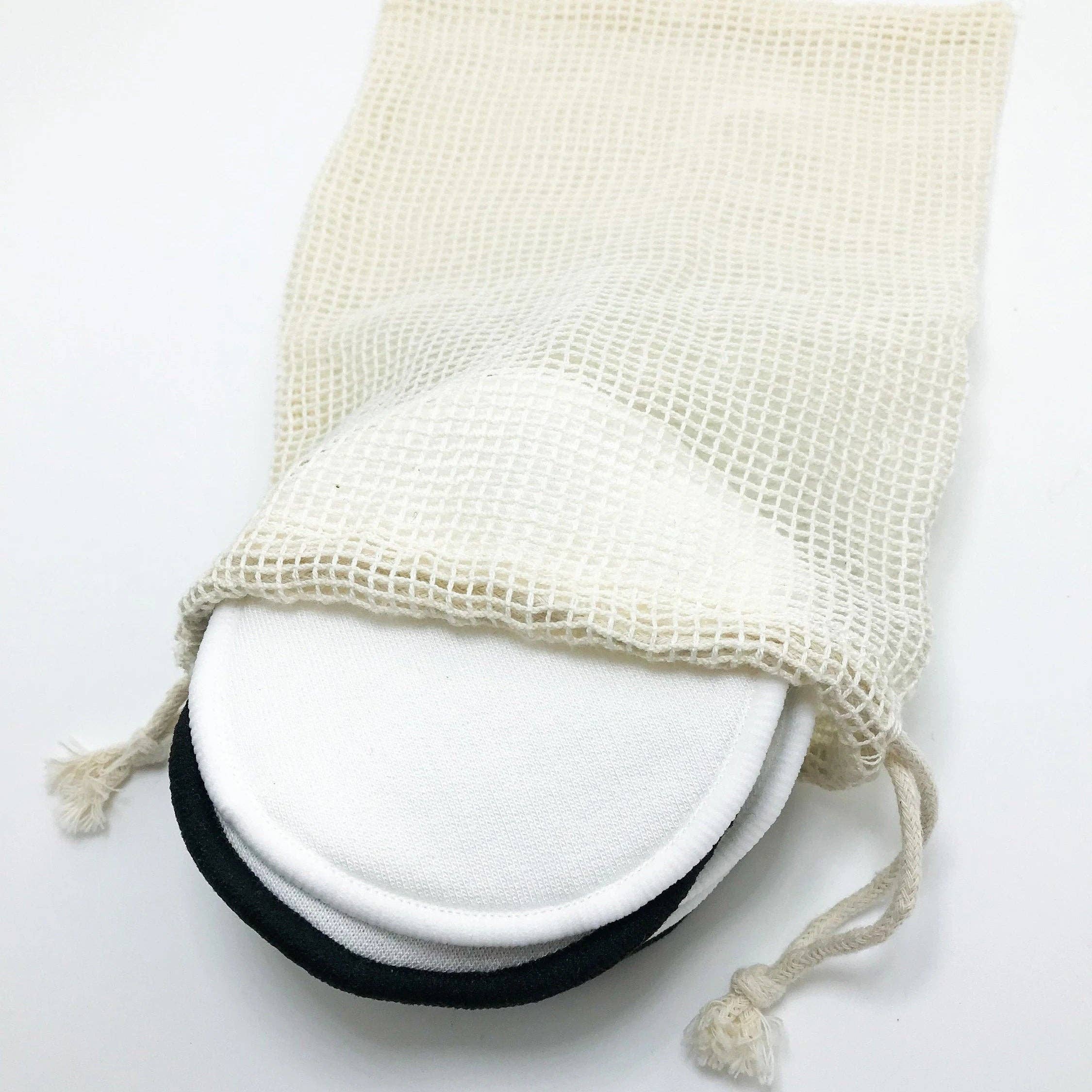 Smile Boutiques - Wholesale Makeup Remover - Reusable Organic Bamboo Cotton Makeup Pads - Set of 10 Pads7