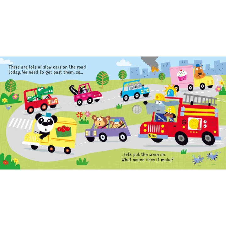 HarperCollins - Wholesale Preschool Book (3-5) - Let's go on a Fire Truck sound book : Usborne1