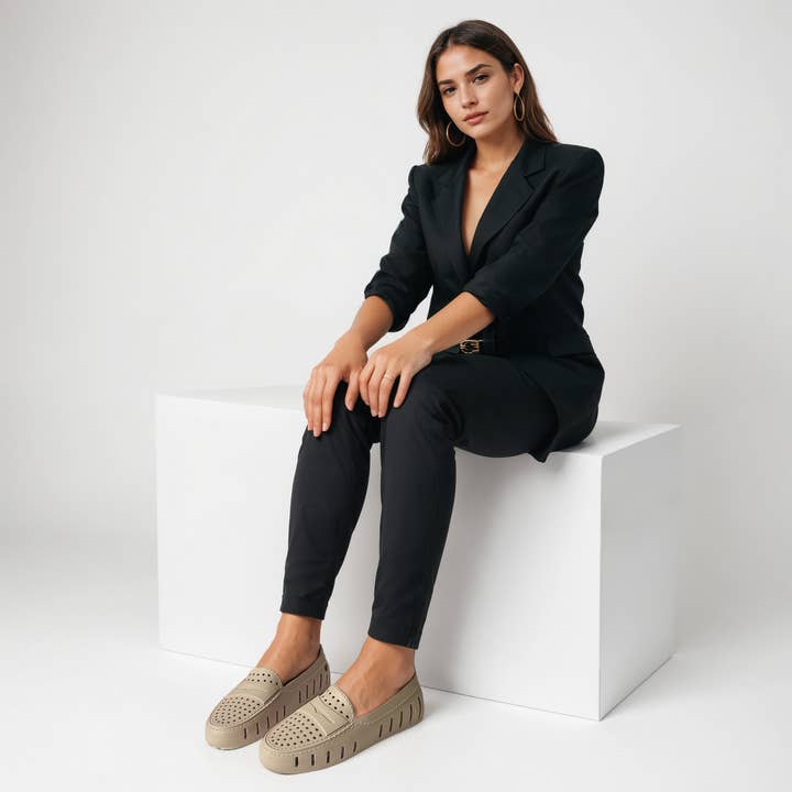 Floafers - Wholesale Brogue Shoes - Women's - WOMENS WARM SAND/COCONUT POSH 2.01