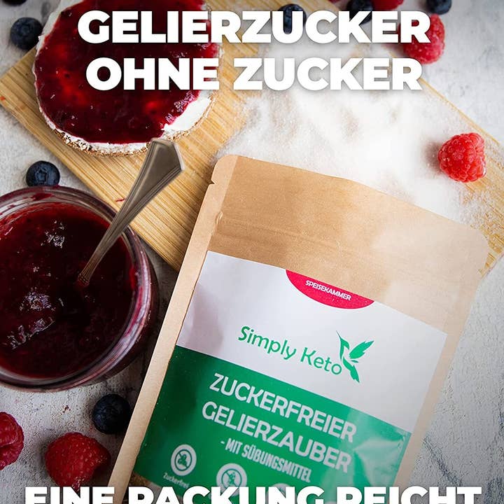Simply Keto - Wholesale Jam/Jelly - Gelerzauber - For preparing low carb & keto marmalade2
