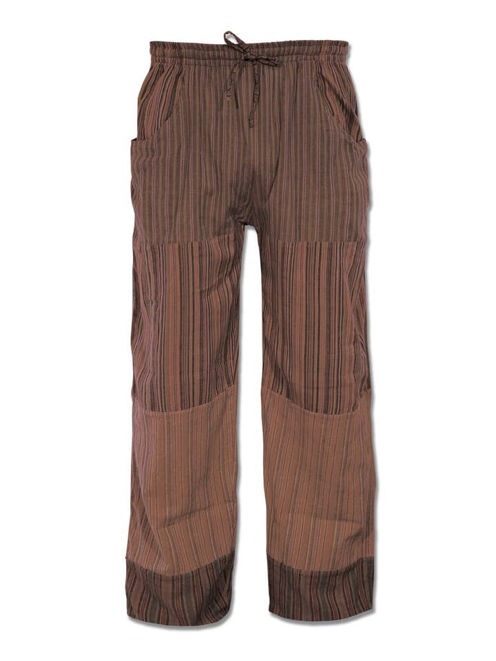 Soul Flower - Wholesale Pants - Women's - Patchwork Pants - Brown8