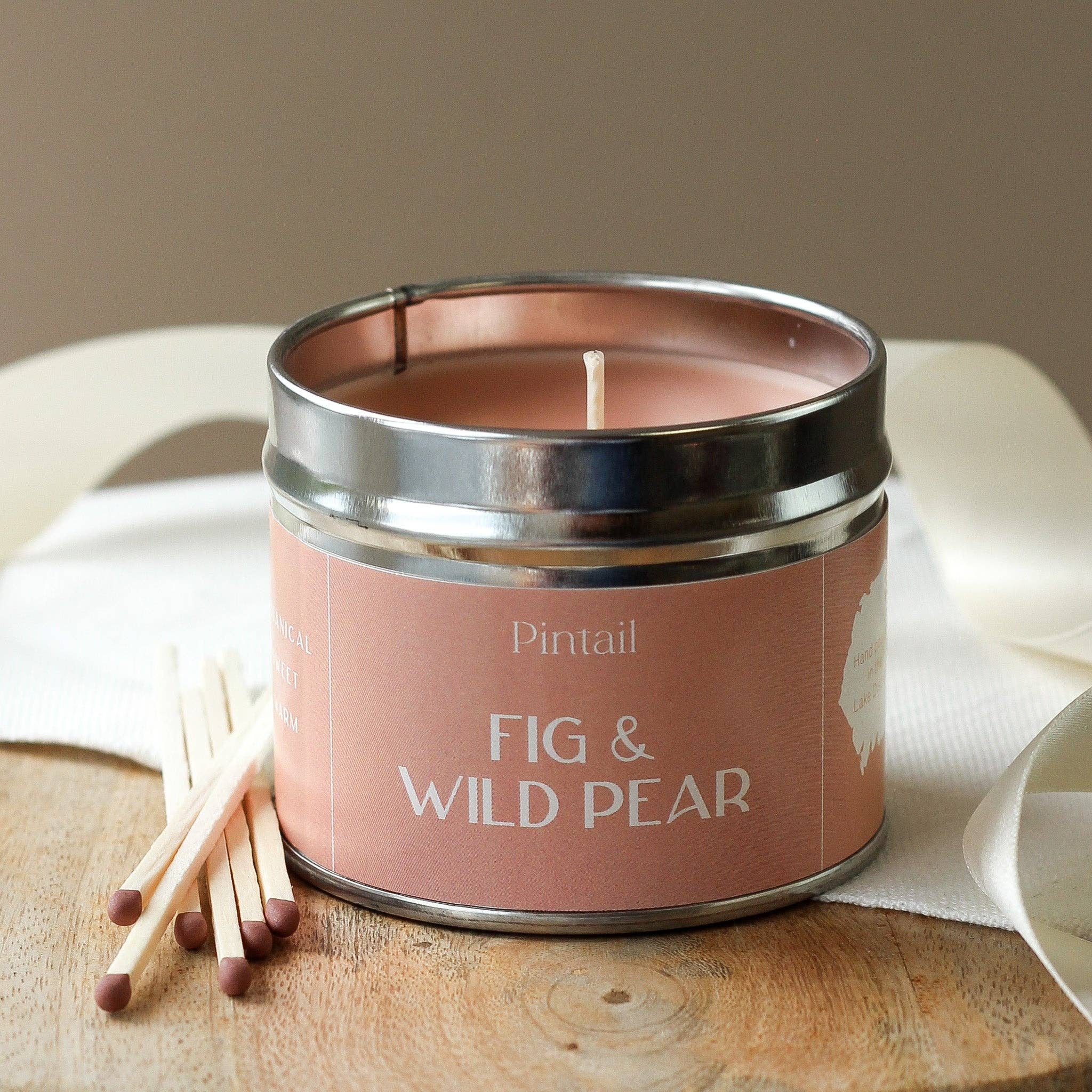 Pintail Candles | Avalon Home – wholesale Travel candles – Fig & Wild Pear Classic Tin1