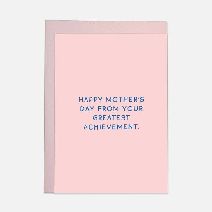 Kaart Blanche – Großhandel Muttertagskarten – Greatest Achievement Grußkarte zum Muttertag0