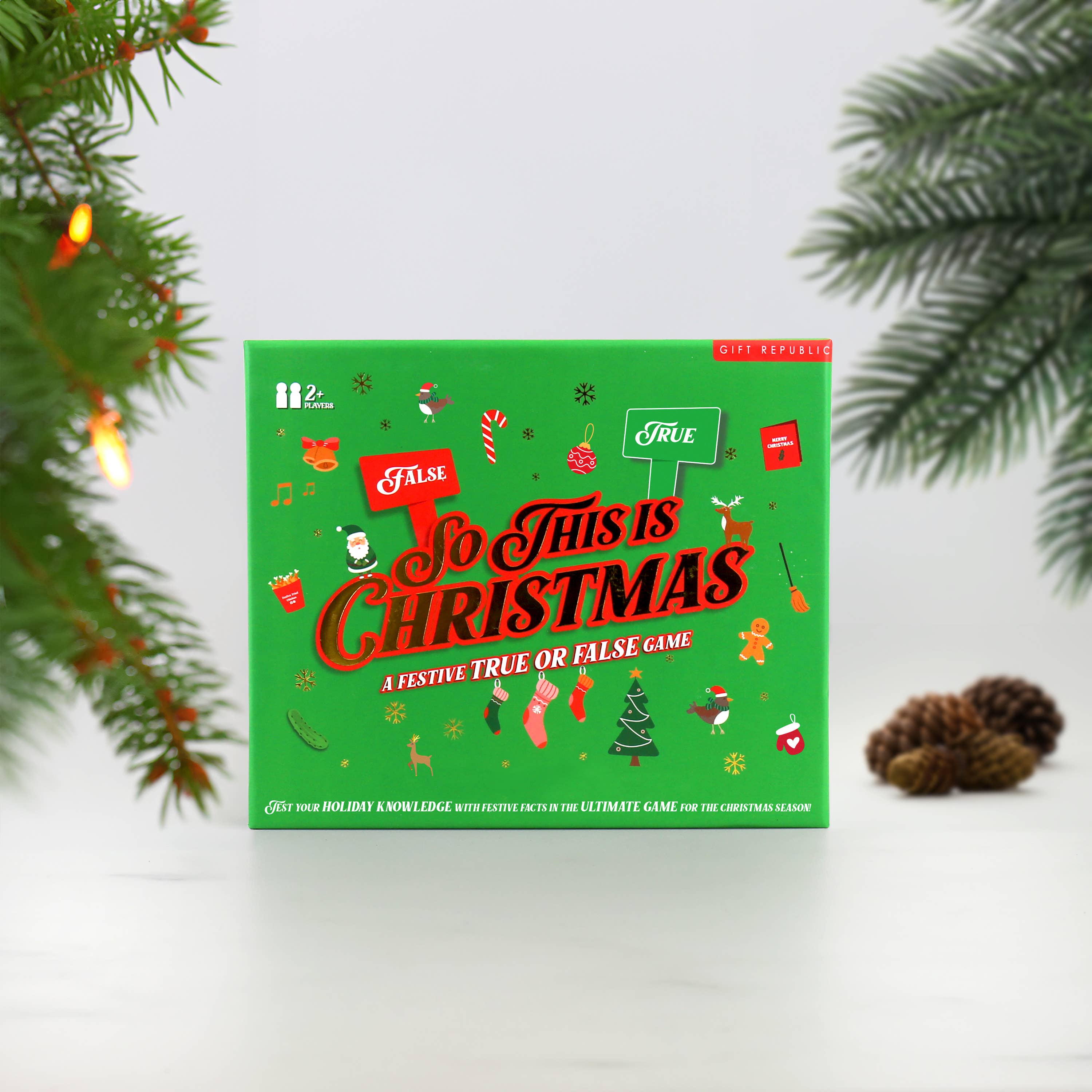 Gift Republic - Wholesale Card Game - SO THIS IS CHRISTMAS - A FESTIVE TRUE OR FALSE GAME0