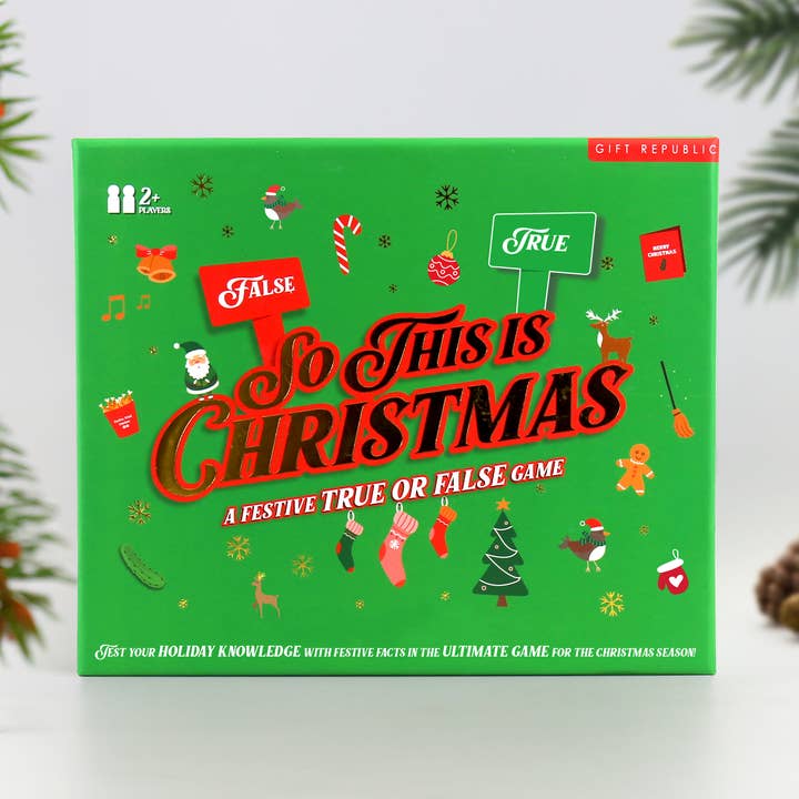 Gift Republic - Wholesale Card Game - SO THIS IS CHRISTMAS - A FESTIVE TRUE OR FALSE GAME0