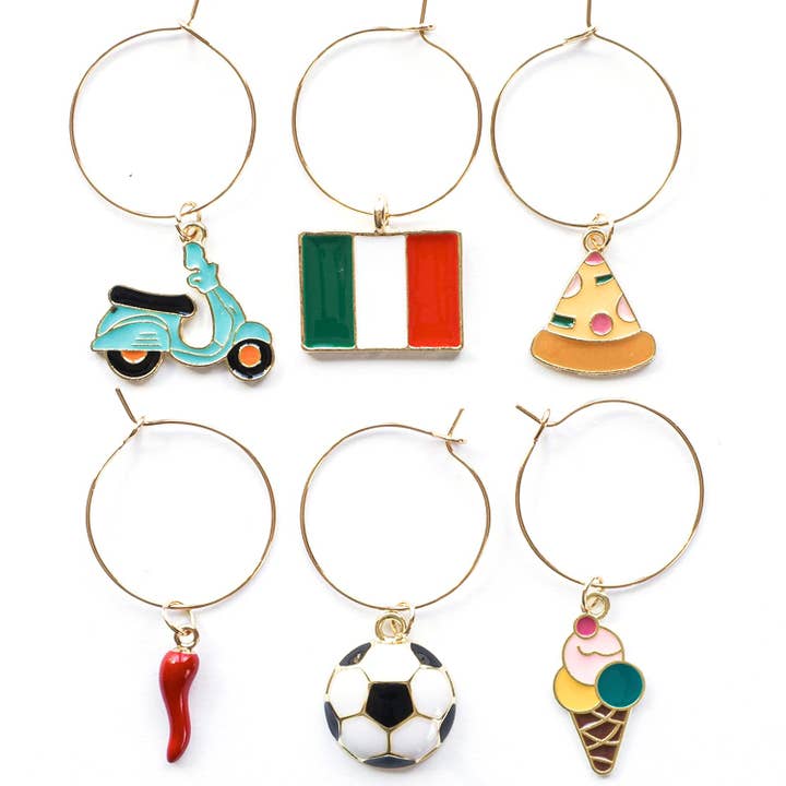 Italian Wine Charms | La Dolce Vita and other Purchase Wholesale dolce. Free Returns & Net 60 Terms on Faire trending on Faire.