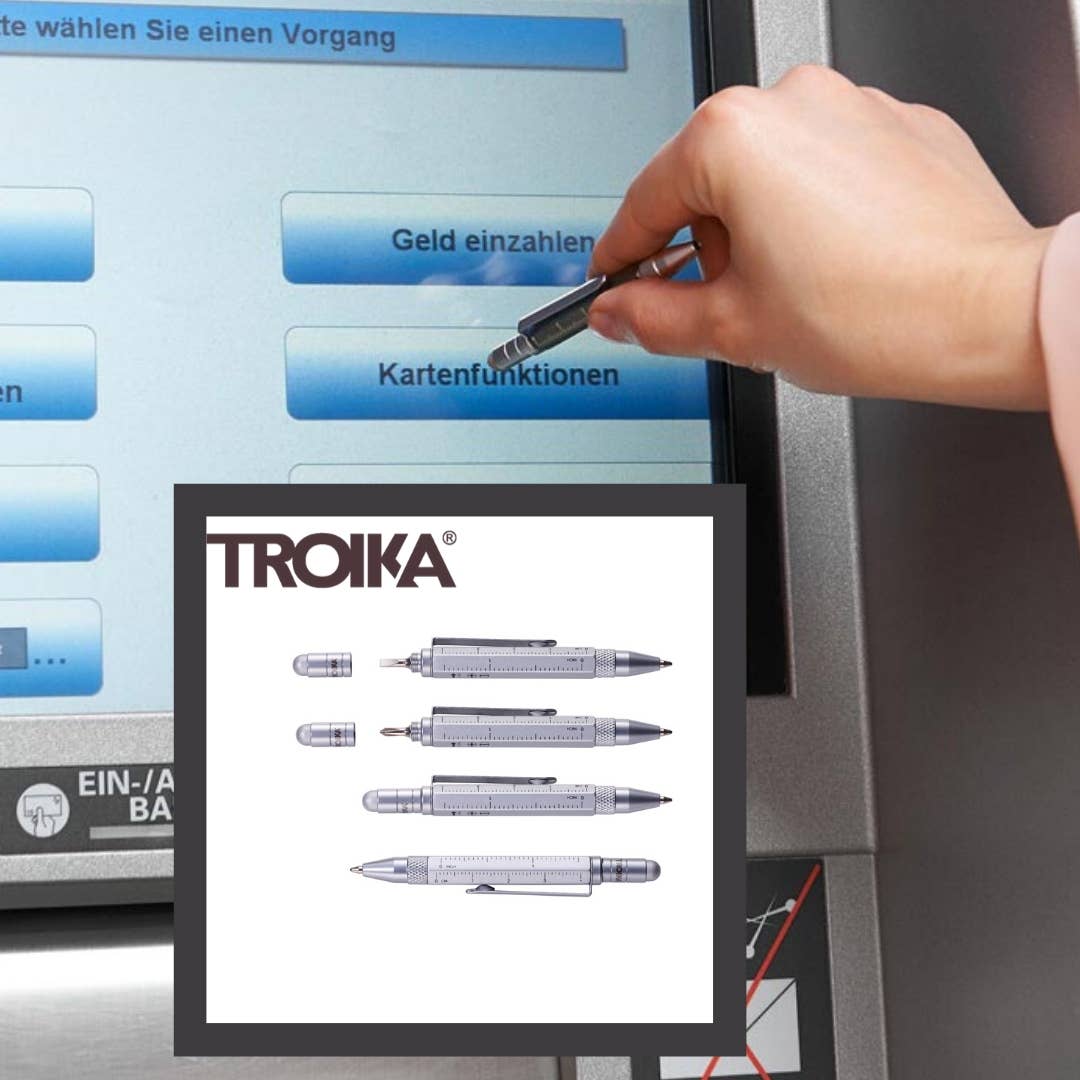 Troika, Duke Baron & Paperthinks by Brand Node, Inc. - Wholesale Pen - Troika Liliput Construction Mini Ballpoint Stylus Tool Pen12