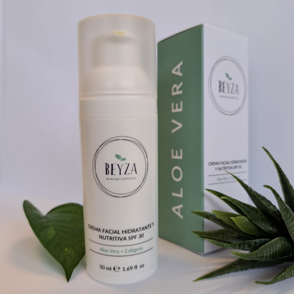 Beyza – Hidratante facial por atacado – Creme Facial com Aloe, Óleo de Abacate. FPS 30 - 50ml6