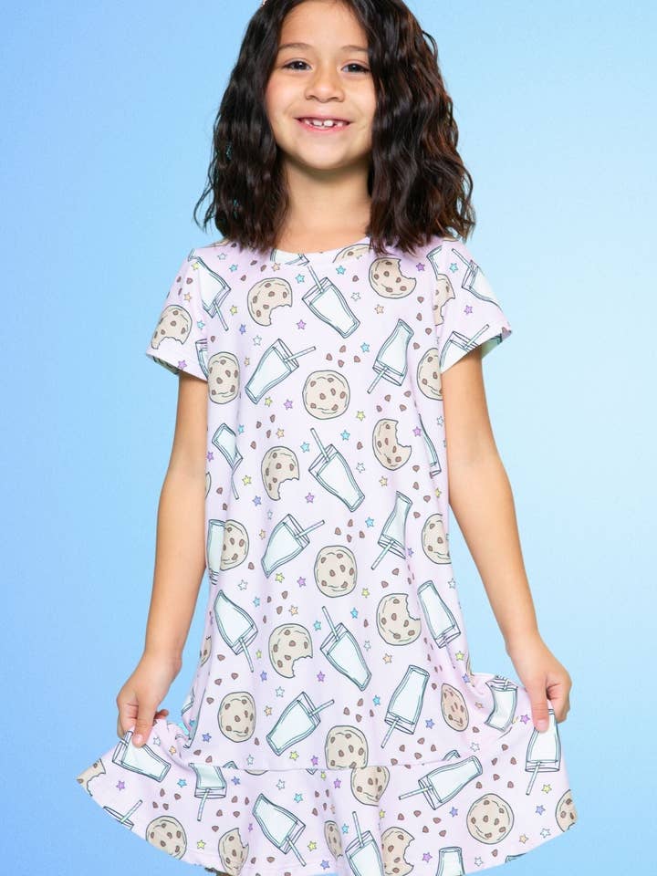 Simply Soft Short Sleeve Ruffle Nightgown for wholesale by PixieLane