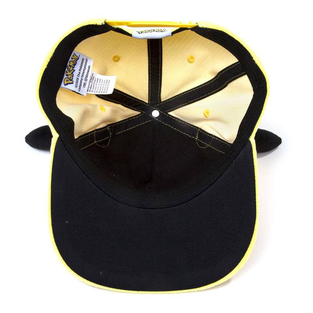 Meroncourt Europe Ltd – wholesale Baseball cap – Unisex – POKEMON Pikachu Plush with Ears Snapback Baseball Cap (SB2764