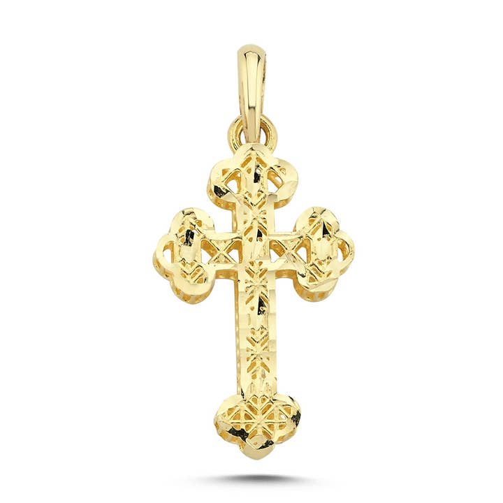ROUNDED CROSS PENDANT for wholesale by Sestra Jewelry