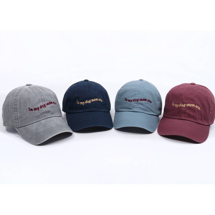 In My Dog Mom Era Embroidered Baseball Cap for wholesale by David And Young