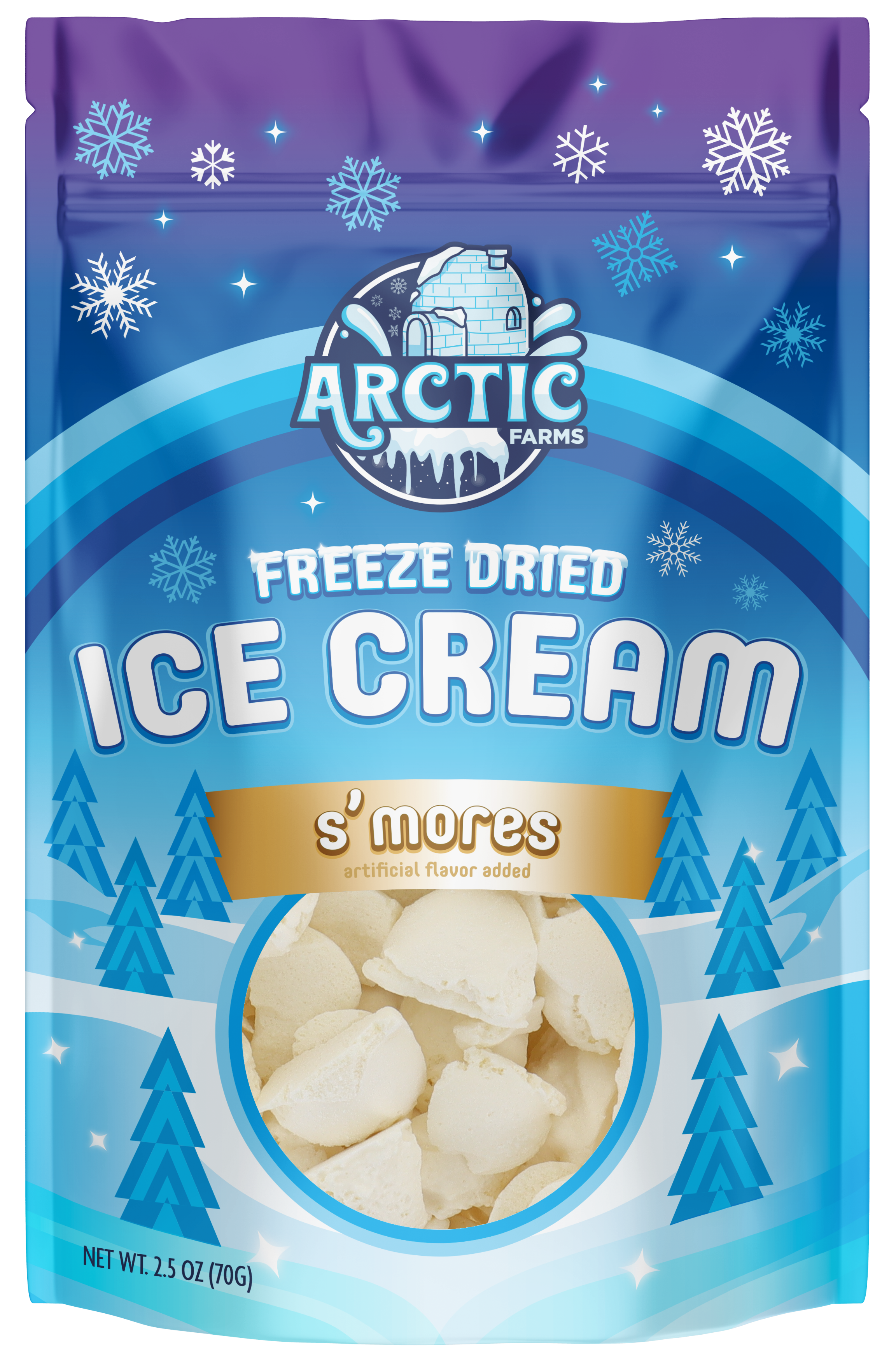 Arctic Farms – Sorvete/gelado por atacado – Gelado Liofilizado Que Não Derrete (Bits) (2,5 oz)38