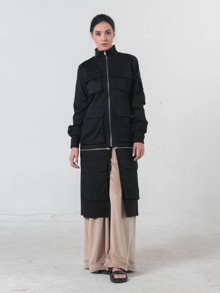 Metamorphoza - Wholesale Jacket - Women's - Avant Garde Zipper Jacket6