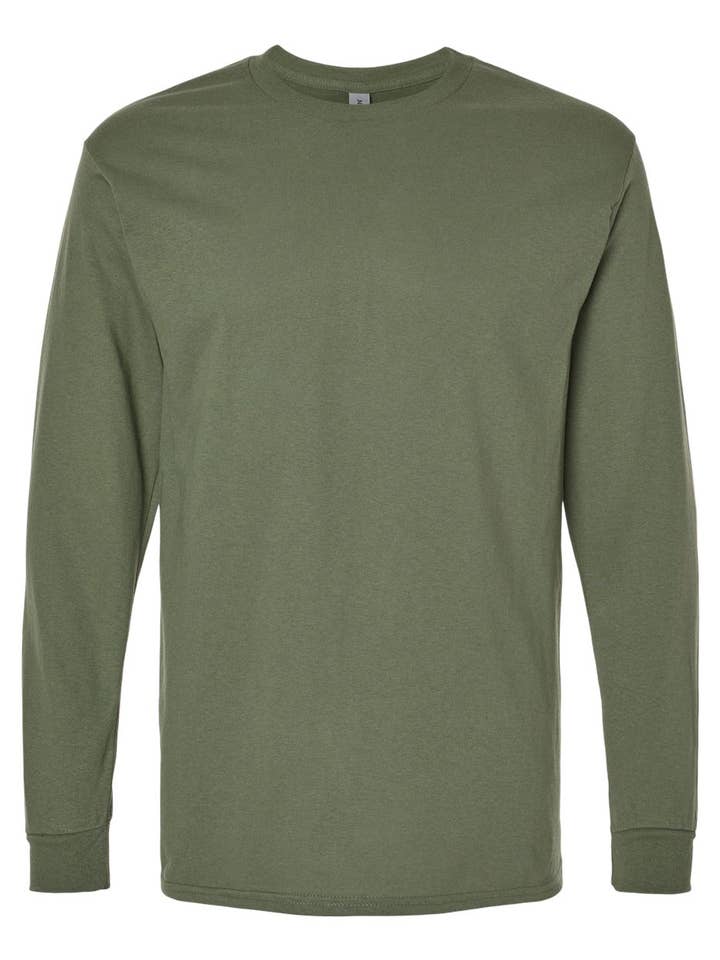 MYES BULK APPAREL - Wholesale T-Shirt - Unisex - Gildan Unisex Soft Heavy Cotton Long Sleeve Tee 18