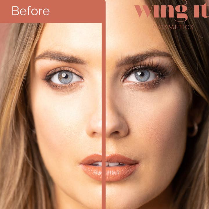 Peacocking - Silk System False Eyelashes (X2) for wholesale by Wing It Cosmetics