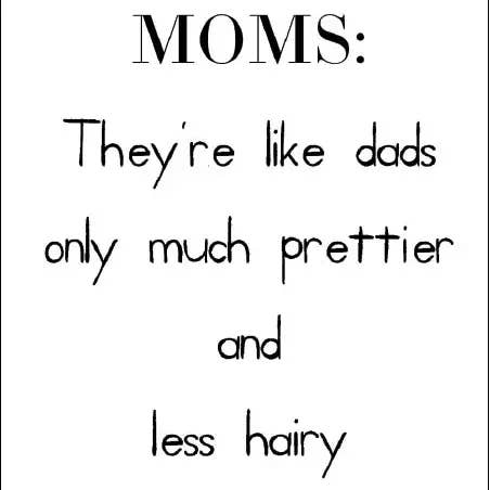 Moms: They're Like Dads Only Much Prettier and Less (BLANK) for wholesale by The Retrospect Group Collection