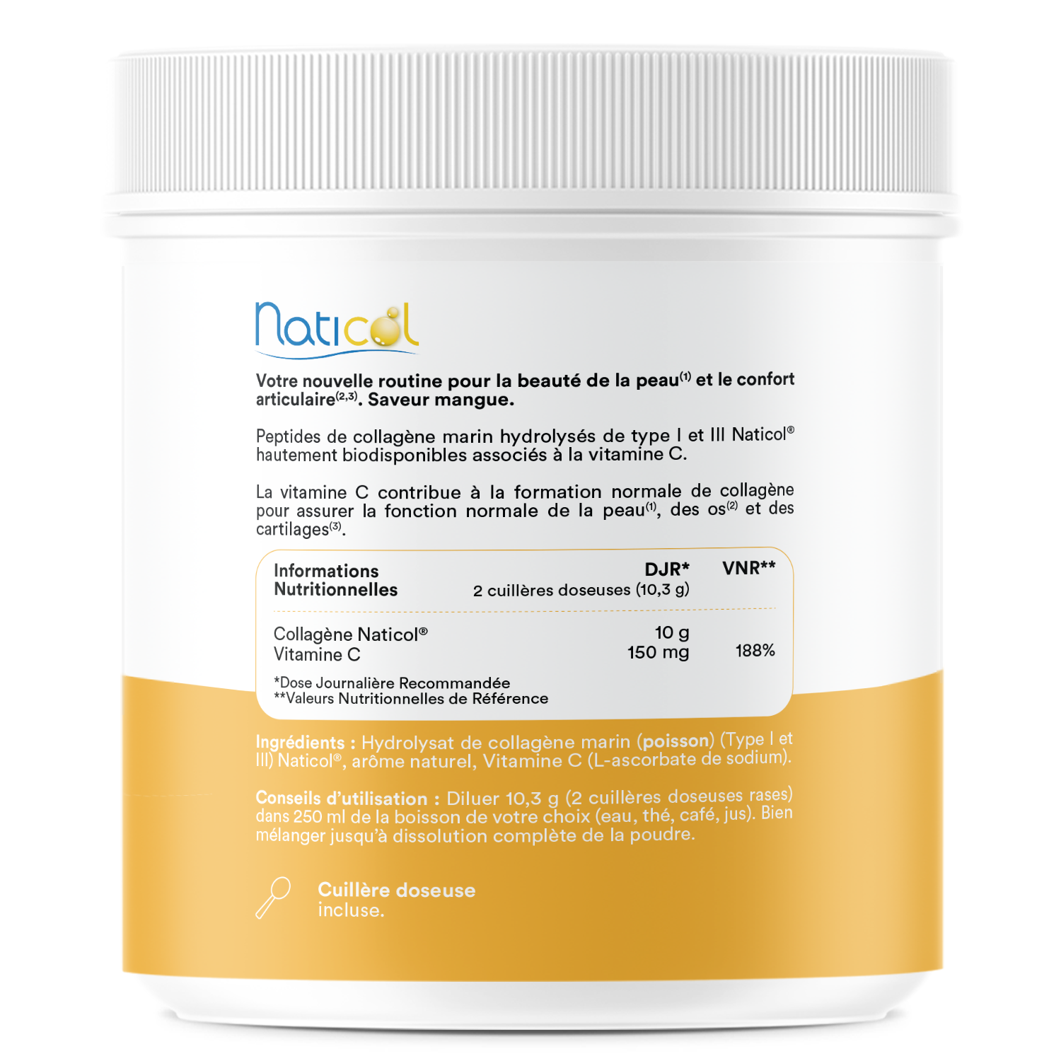 Novoma - Wholesale Powdered Health Drink - Marine Collagen Powder Mango Flavor2