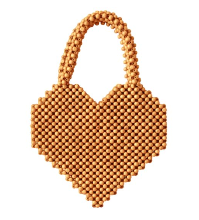 Brunna Co - Wholesale Tote Bag - Women's - Hati Heart Beaded Tote Bag3
