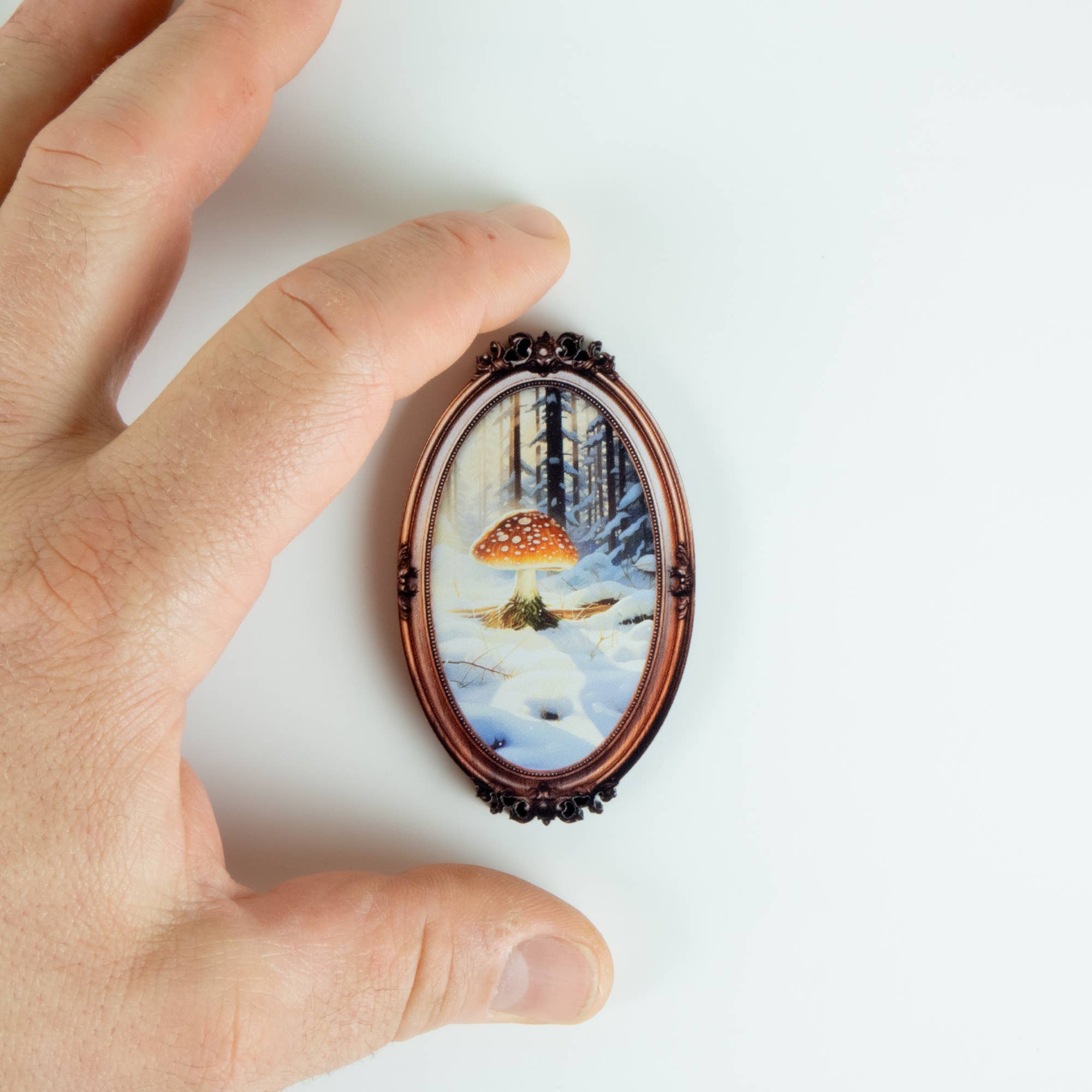 Standish House - Vente Aimants - Aimants avec champignons, effet 3D encadré, cadres vintage7