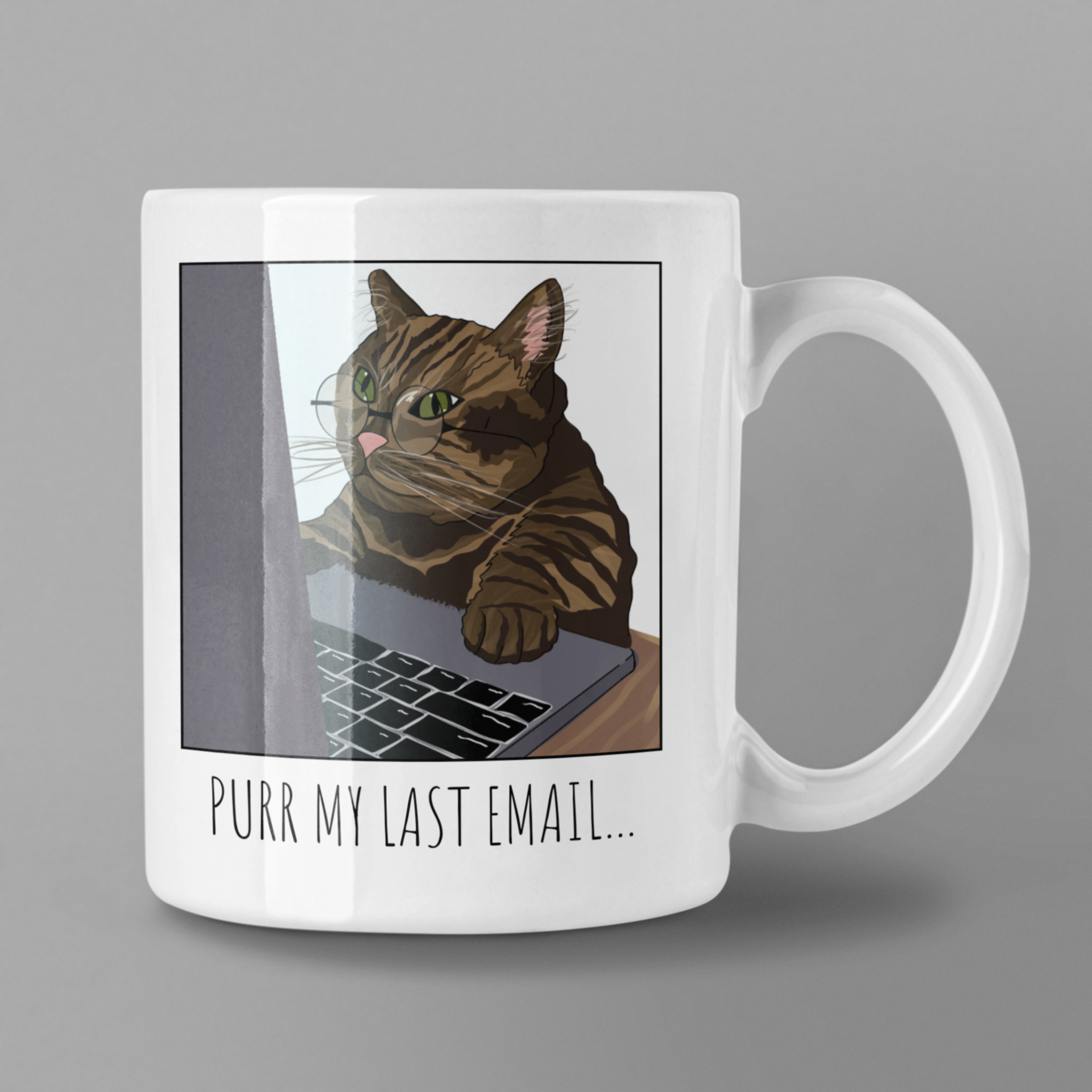 Black Cat Bazaar - Wholesale Coffee Mug - Purr My Last Email Coffee Mug1