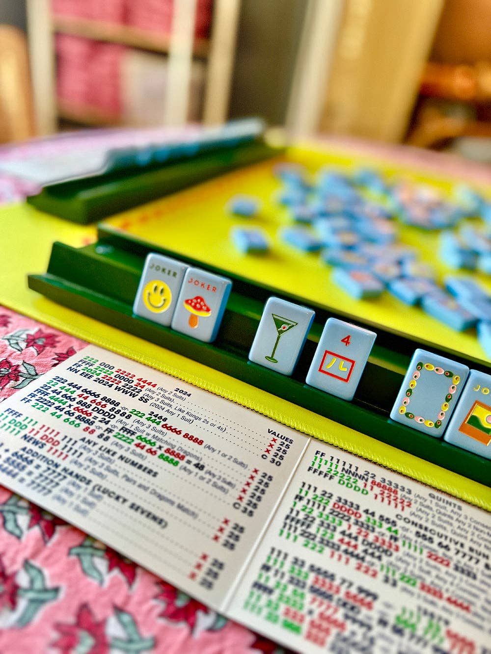 Peace Love Mahjong - Wholesale Board Game - Mahjong Racks & Pushers (Set of 4)16