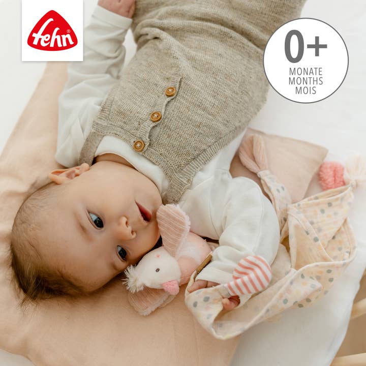 Fehn - Wholesale Security/Cuddle Blanket - Baby - Bird muslin comforter - sleeping aid & cuddle cloth2