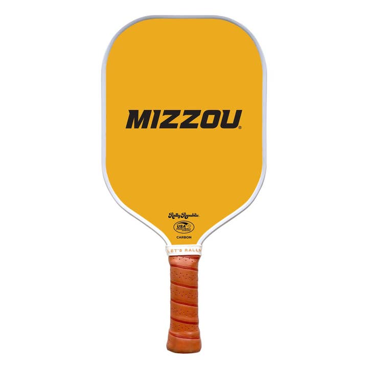 Pagaie de pickleball Missouri Tigers Gold Mizzou Word Mark (B2B) pour la vente par Rally Republic