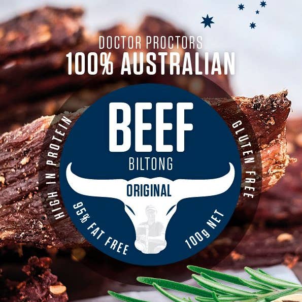 Doctor Proctor's - Wholesale Jerky - Doctor Proctor's Original Beef Biltong 100g0