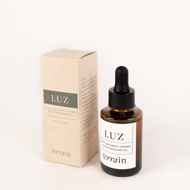 TERRAIN BRAZILIAN BOTANICALS - Wholesale Facial Oil - L U Z . Brightening Face Oil with Buriti and Sweet Orange