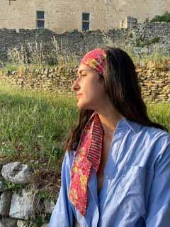 English Garden Banner Bordeaux for wholesale by Les Belles Vagabondes