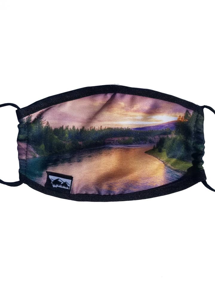 Montana Sunset Mask with Filter for wholesale by Montana Tees