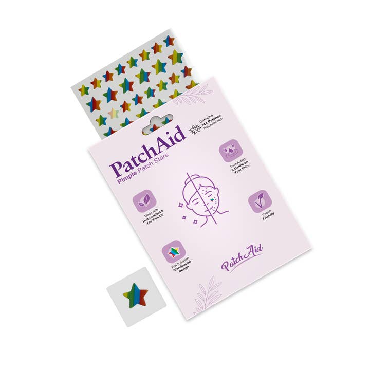 PatchAid - Wholesale Hydrocolloïde acnepleister - Puistpleister Sterren - Trendy Behandeling voor Puistjes2